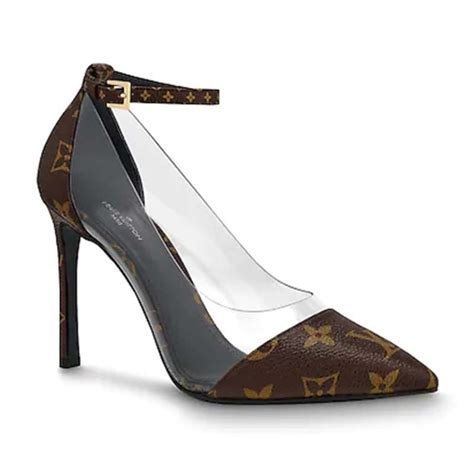 lv pump chocolate|louis vuitton high heel pumps.